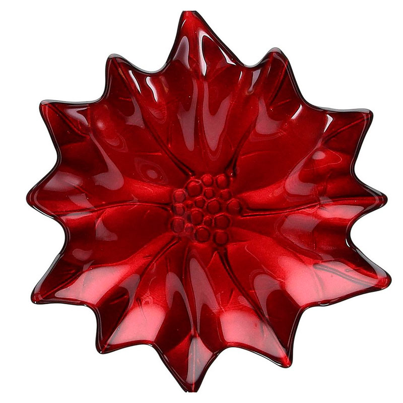 

Салатник-остролист Tognana Natale Red Star 21см, Красный