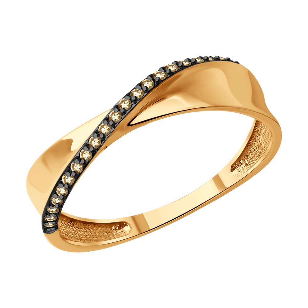 

Кольцо из красного золота с бриллиантом р.  Diamant 51-210-01892-2, 51-210-01892-2