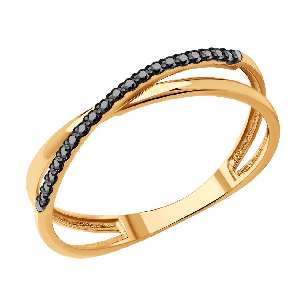 

Кольцо из красного золота с бриллиантом р. 17,5 Diamant 51-210-01888-3, 51-210-01888-3