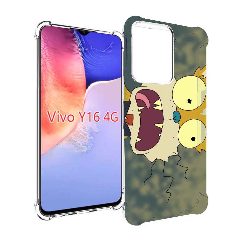 

Чехол MyPads пугливый кот для Vivo Y16 4G/ Vivo Y02S, Прозрачный, Tocco