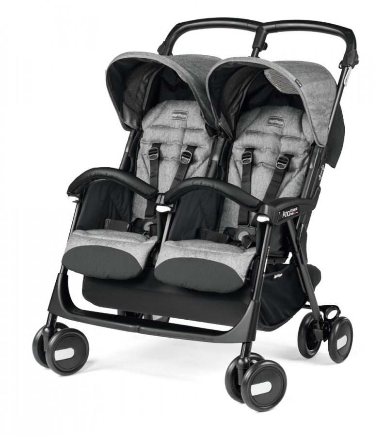 

Коляска прогулка для двойни Peg-Perego Aria Shopper Twin Cinder, Aria Shopper Twin