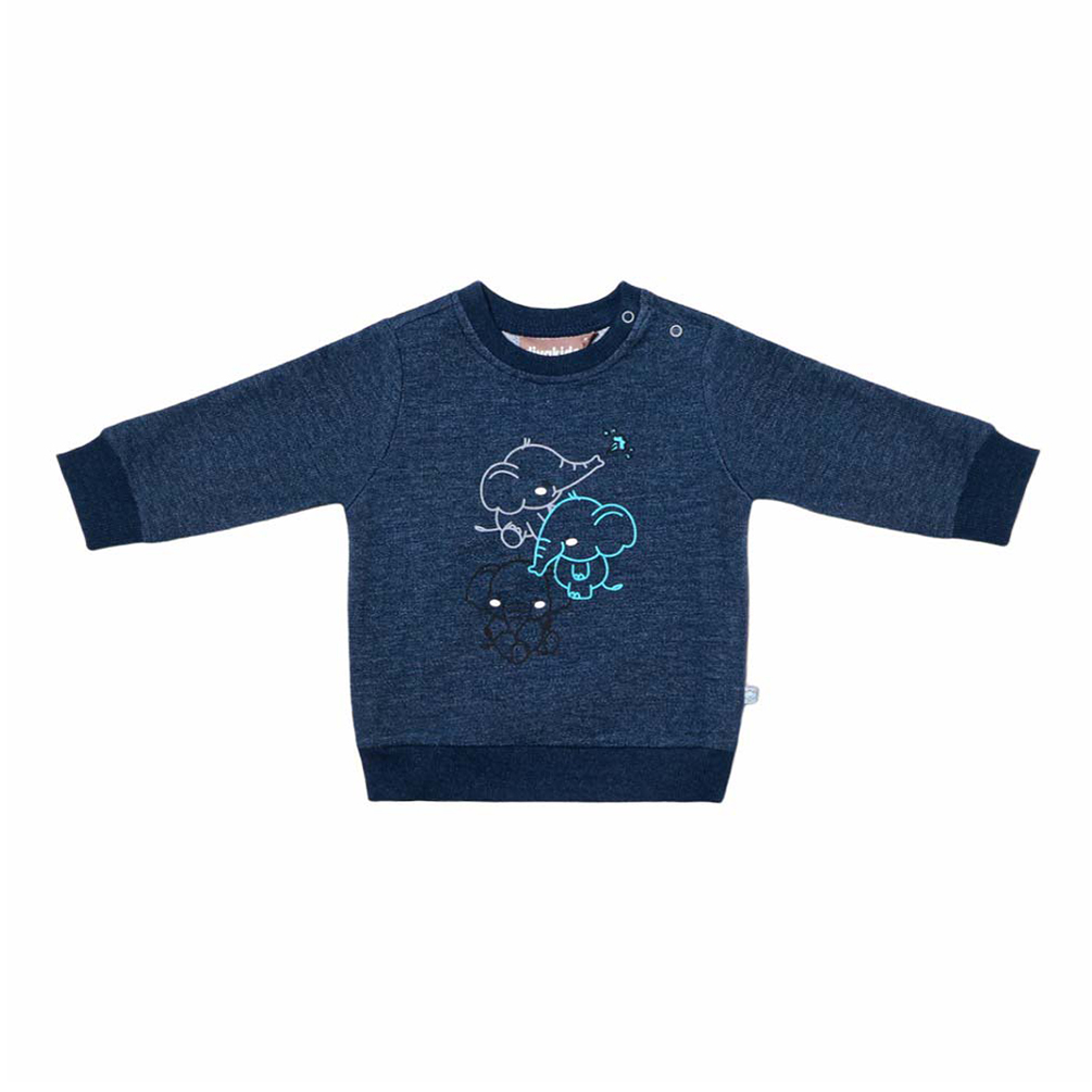 

Джемпер детский Diva Kids, меланж синий, р. 86