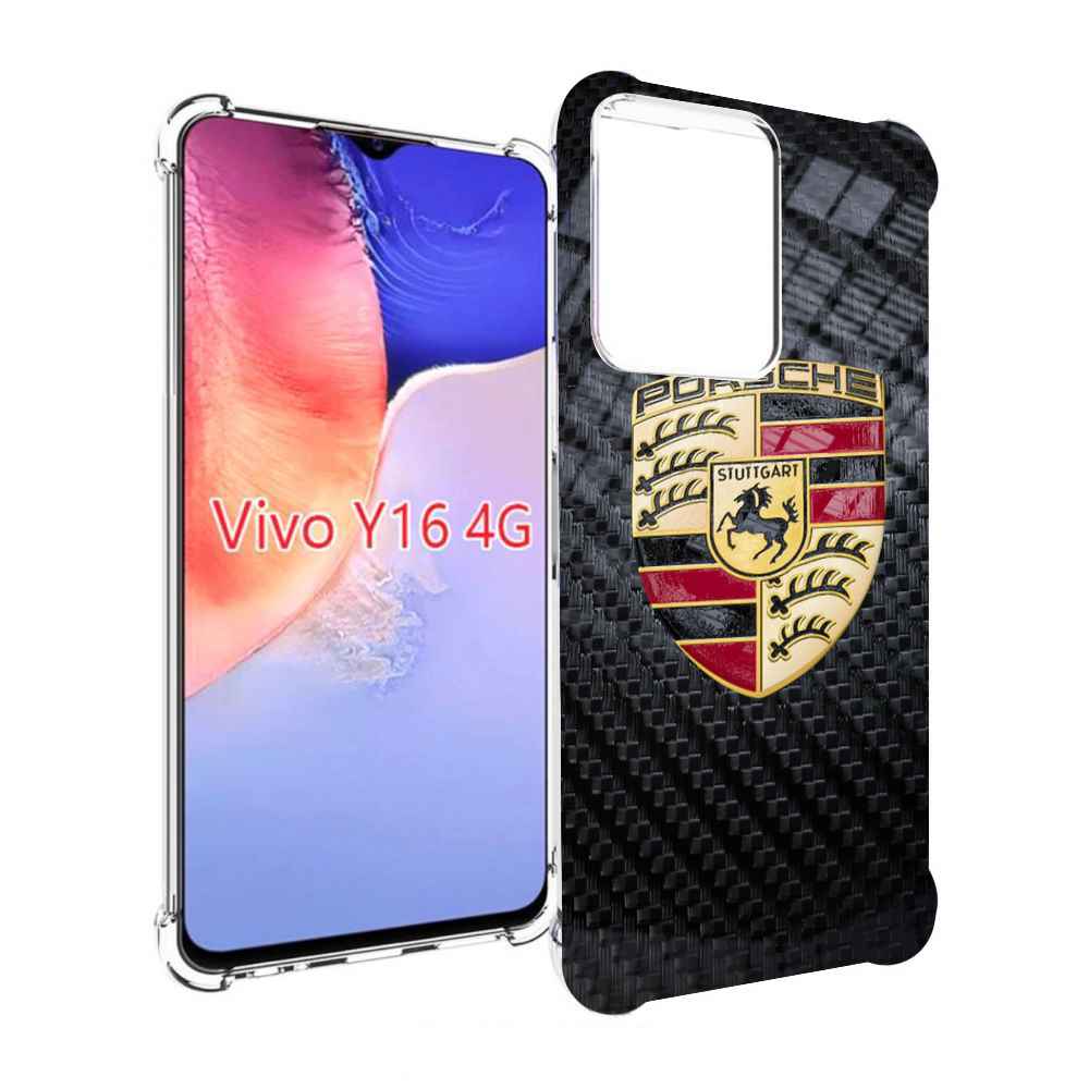 

Чехол MyPads porsche 3 мужской для Vivo Y16 4G/ Vivo Y02S, Прозрачный, Tocco