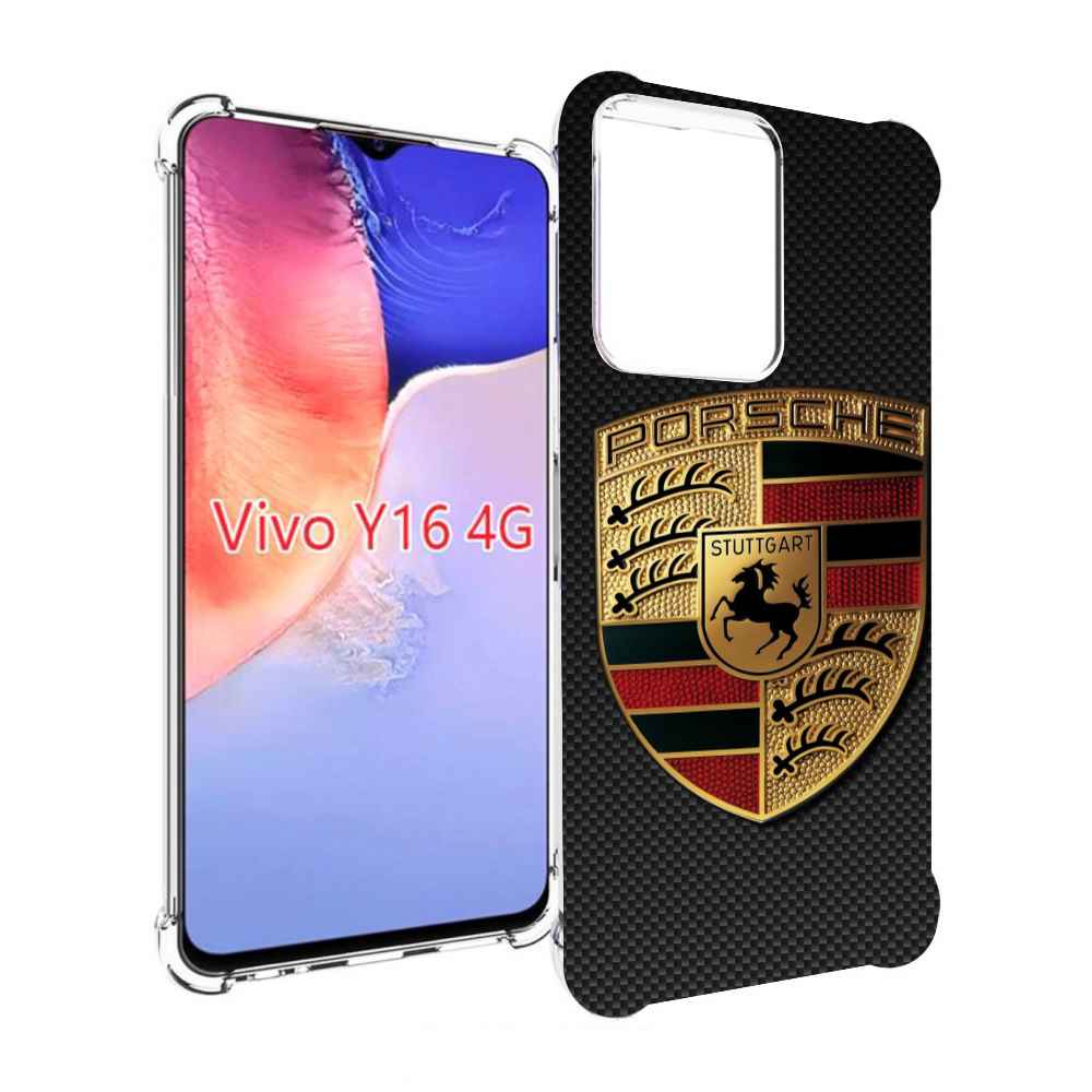 

Чехол MyPads porsche 1 для Vivo Y16 4G/ Vivo Y02S, Прозрачный, Tocco