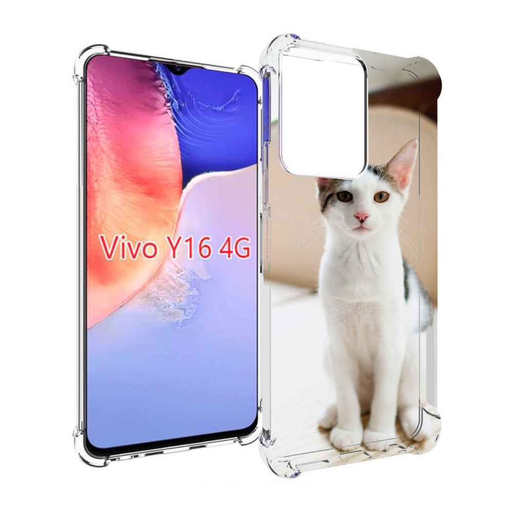 

Чехол MyPads порода кошка эгеиская для Vivo Y16 4G/ Vivo Y02S, Прозрачный, Tocco