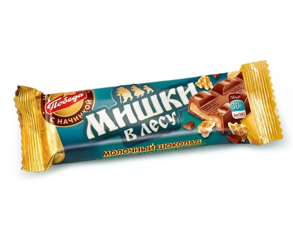 

Батончик Мишкино Раскуси шоколадный со вкусом арбуза и мяты 50 г