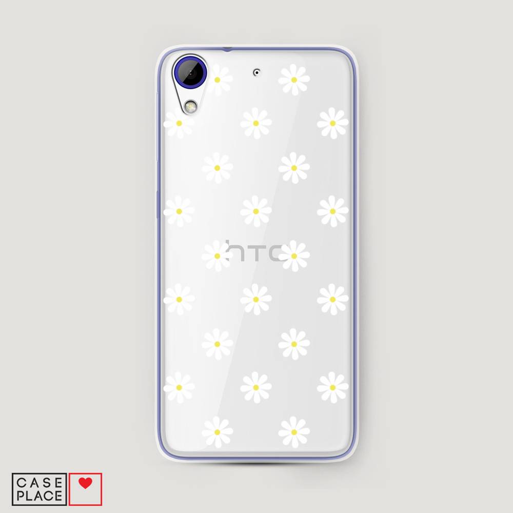 Чехол Awog "Маленькие ромашки" для HTC Desire 628