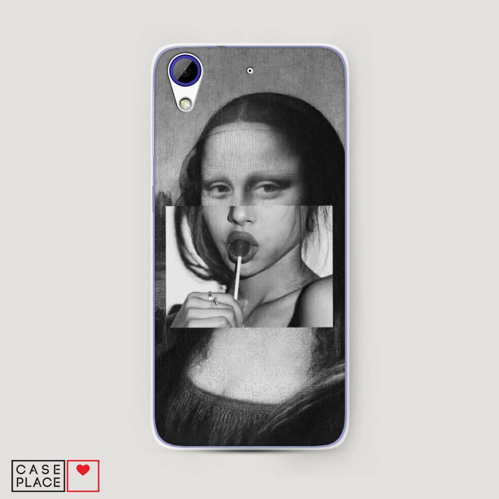 

Чехол Awog на HTC Desire 628 / Эйчтиси Дизайр 628 "Mona Lisa sucking lollipop", Разноцветный, 101650-9