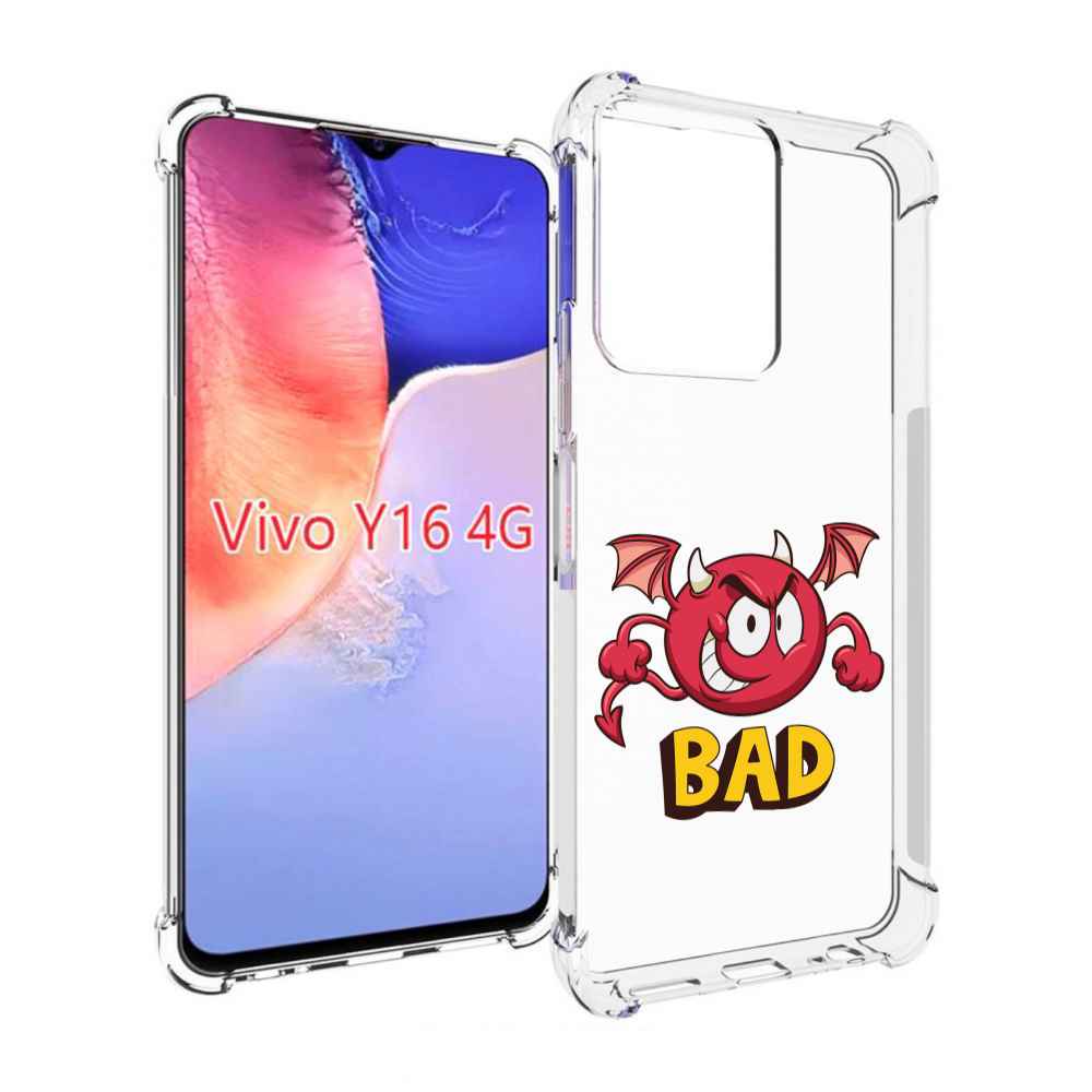 

Чехол MyPads плохой для Vivo Y16 4G/ Vivo Y02S, Прозрачный, Tocco