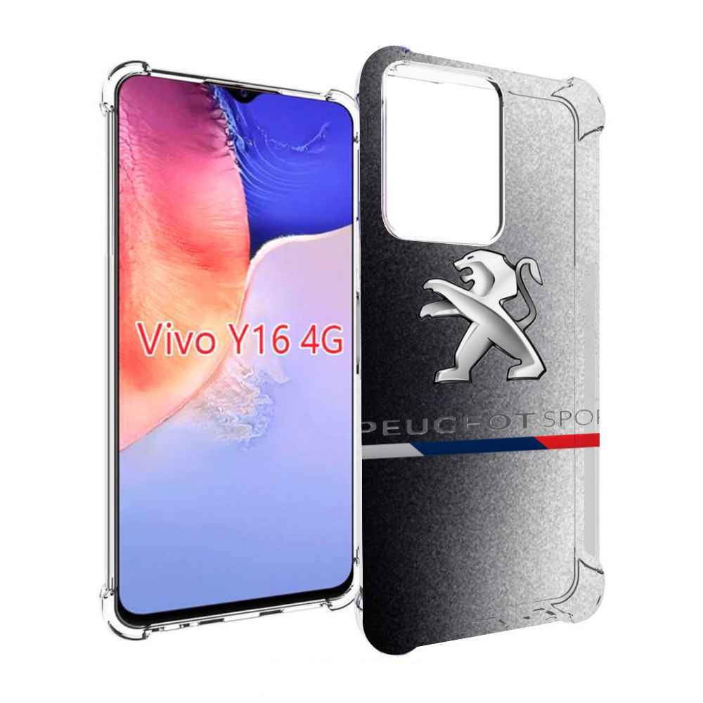 

Чехол MyPads peugeot-1 для Vivo Y16 4G/ Vivo Y02S, Прозрачный, Tocco