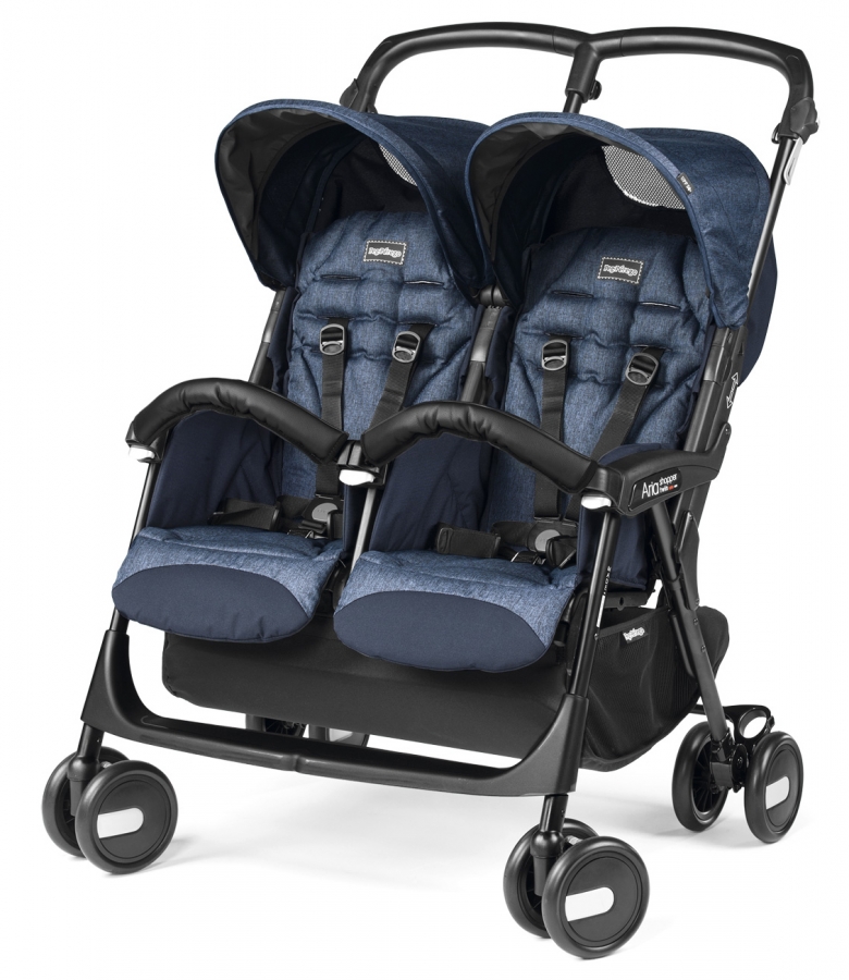 

Коляска прогулка для двойни Peg-Perego Aria Shopper Twin Indigo, Aria Shopper Twin