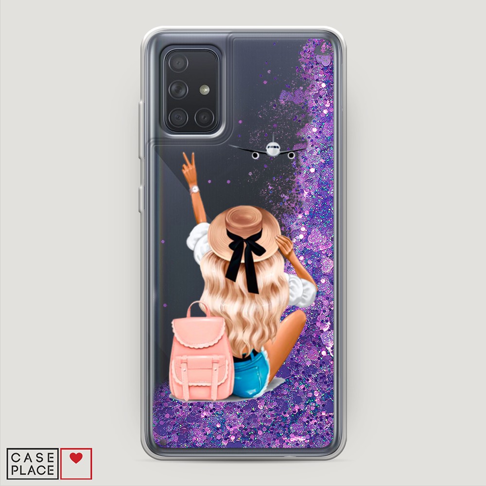 

Чехол Awog на Samsung Galaxy A71 4G "Автостопом самолетом", Разноцветный, 29092-1