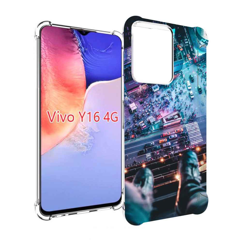 

Чехол MyPads парень на крыше для Vivo Y16 4G/ Vivo Y02S, Прозрачный, Tocco