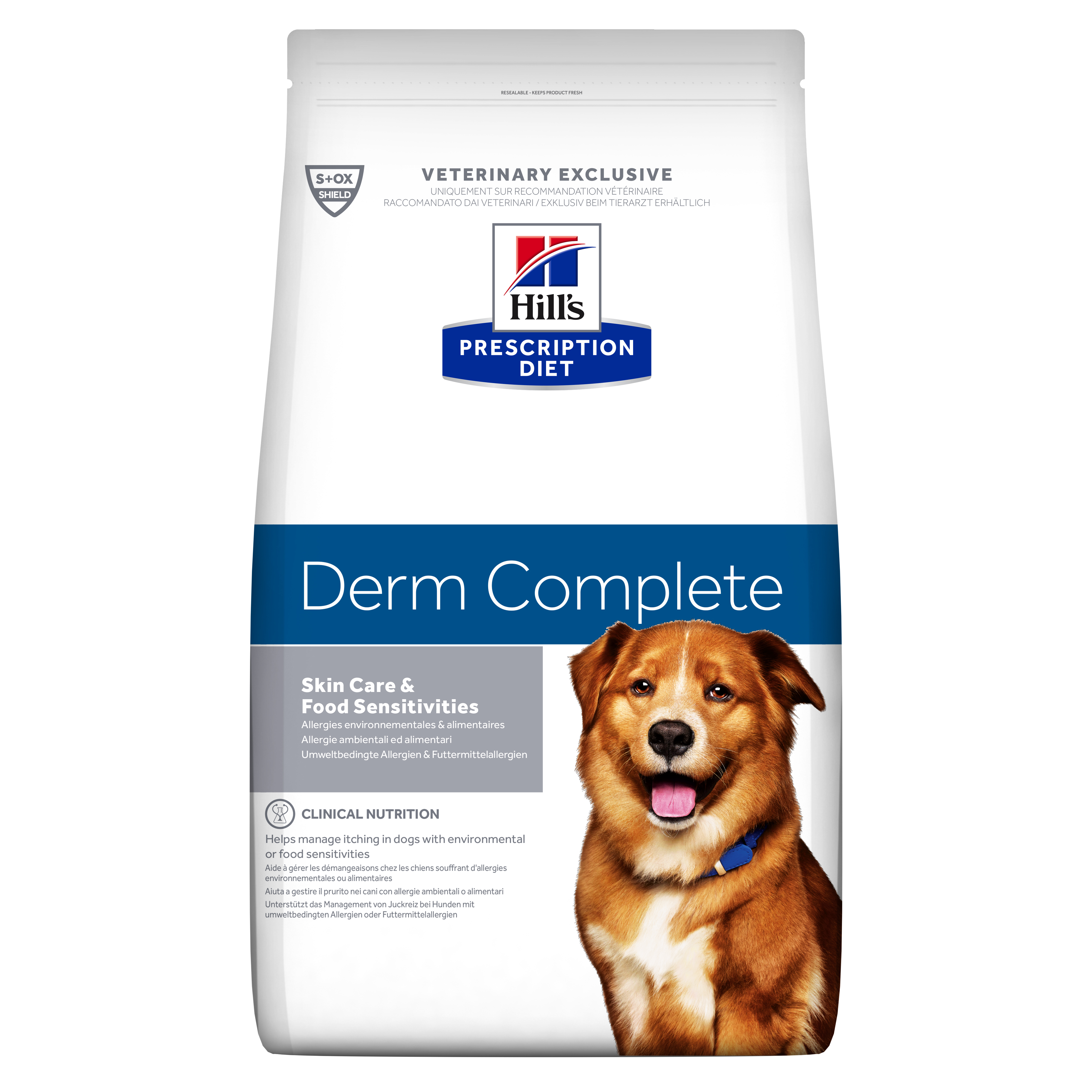 фото Сухой корм для собак hill's prescription diet derm complete, без вкуса, 2.03кг