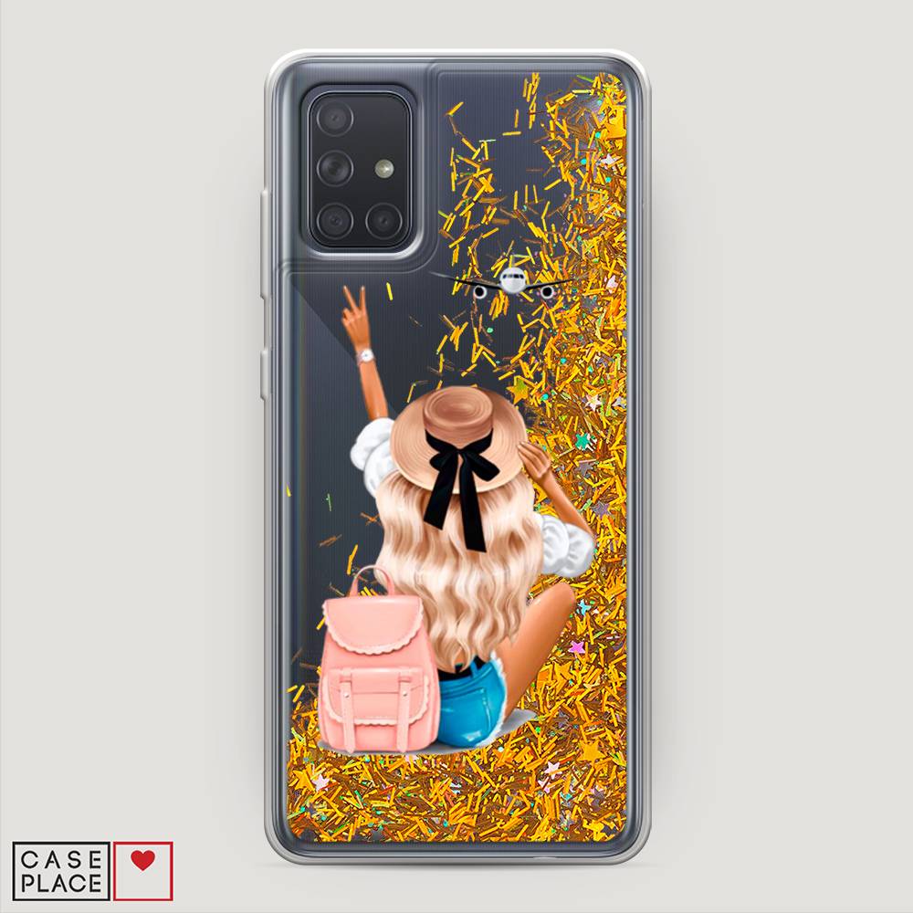 

Чехол Awog на Samsung Galaxy A71 4G "Автостопом самолетом", Разноцветный, 29090-1