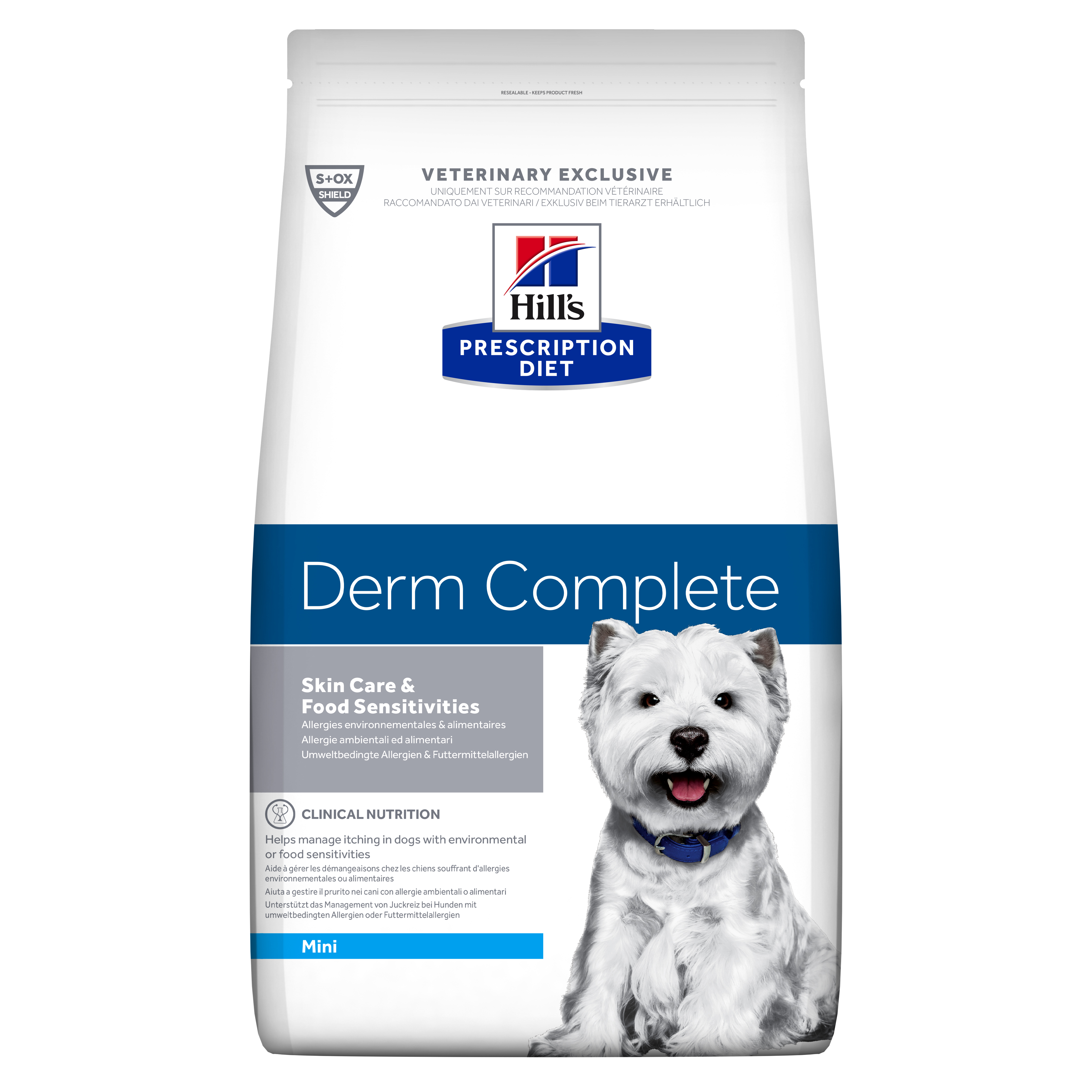 фото Сухой корм для собак hill's prescription diet derm complete mini, без вкуса, 6.1кг