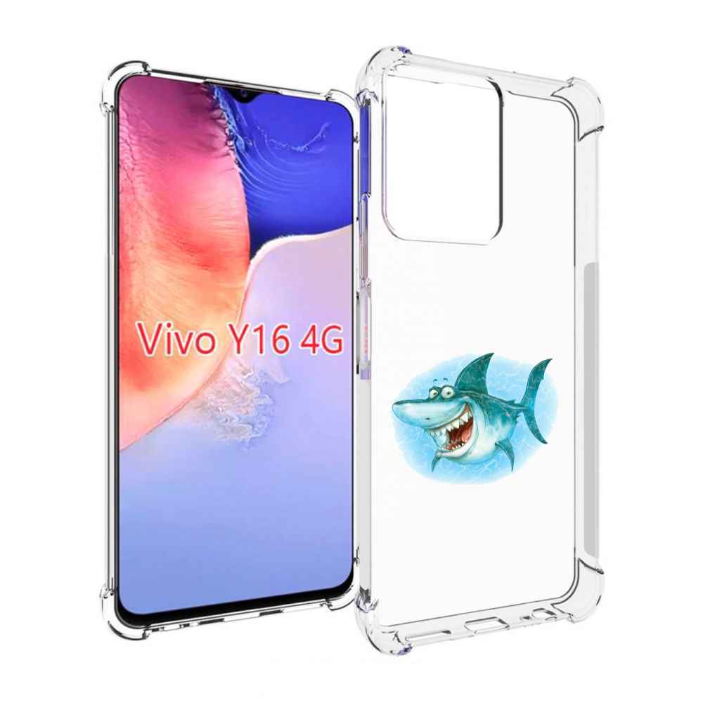 

Чехол MyPads веселая акула для Vivo Y16 4G/ Vivo Y02S, Прозрачный, Tocco