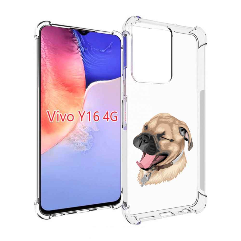 

Чехол MyPads очень-довольная-собака для Vivo Y16 4G/ Vivo Y02S, Прозрачный, Tocco