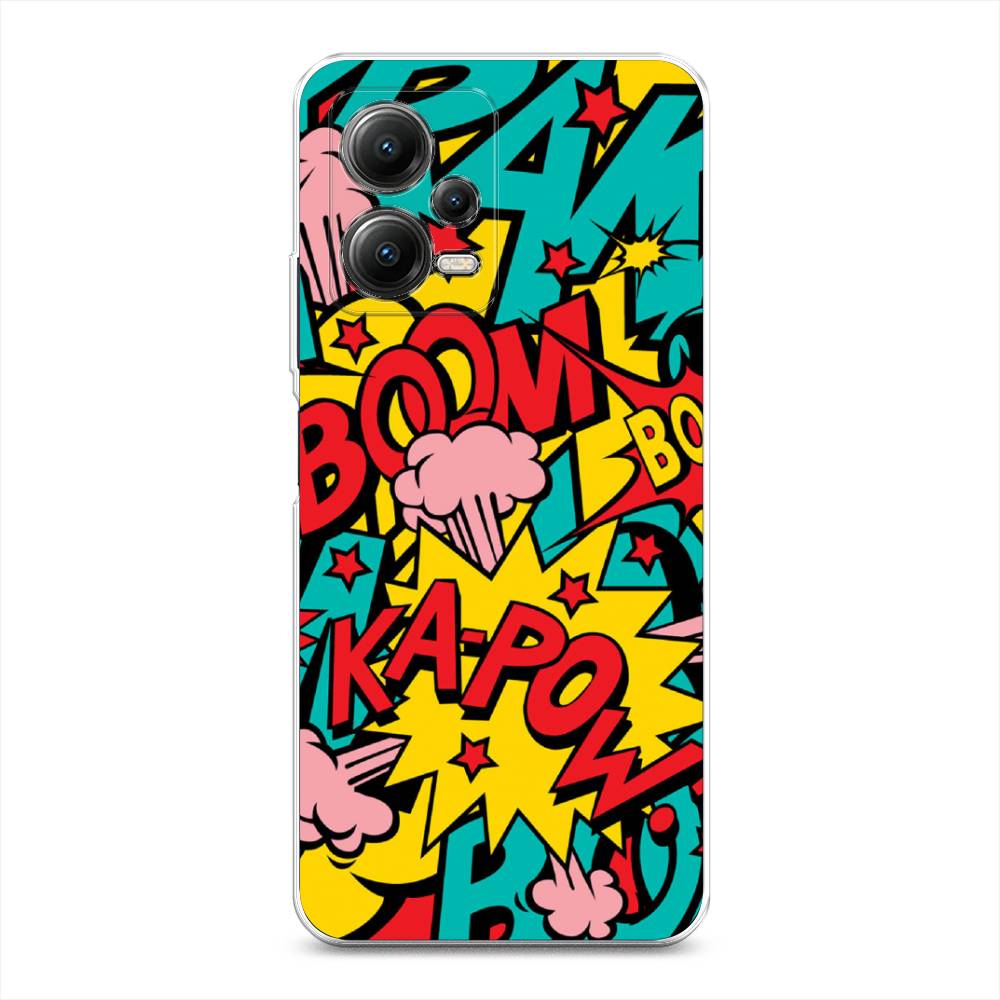 

Чехол Awog на Poco X5 5G "Постер pop art", Голубой;желтый;красный, 317950-9