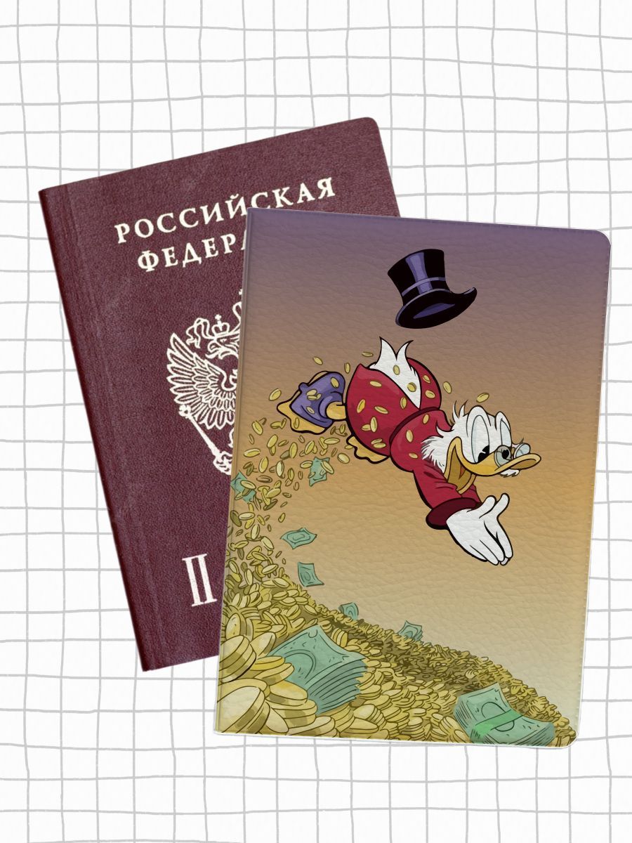 Обложка для паспорта унисекс jojo print pass-87 разноцветная