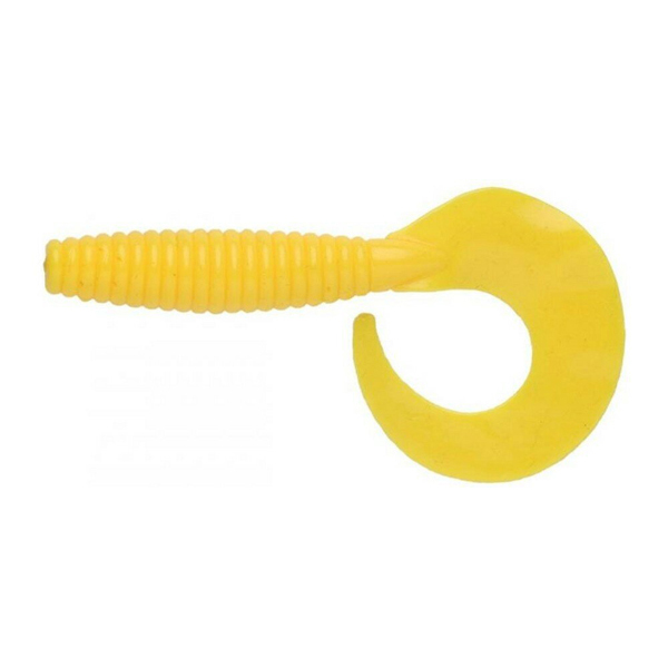 

Силиконовая приманка Wake Grub 70 мм, pure yellow 038, 10 шт., Желтый, Grub