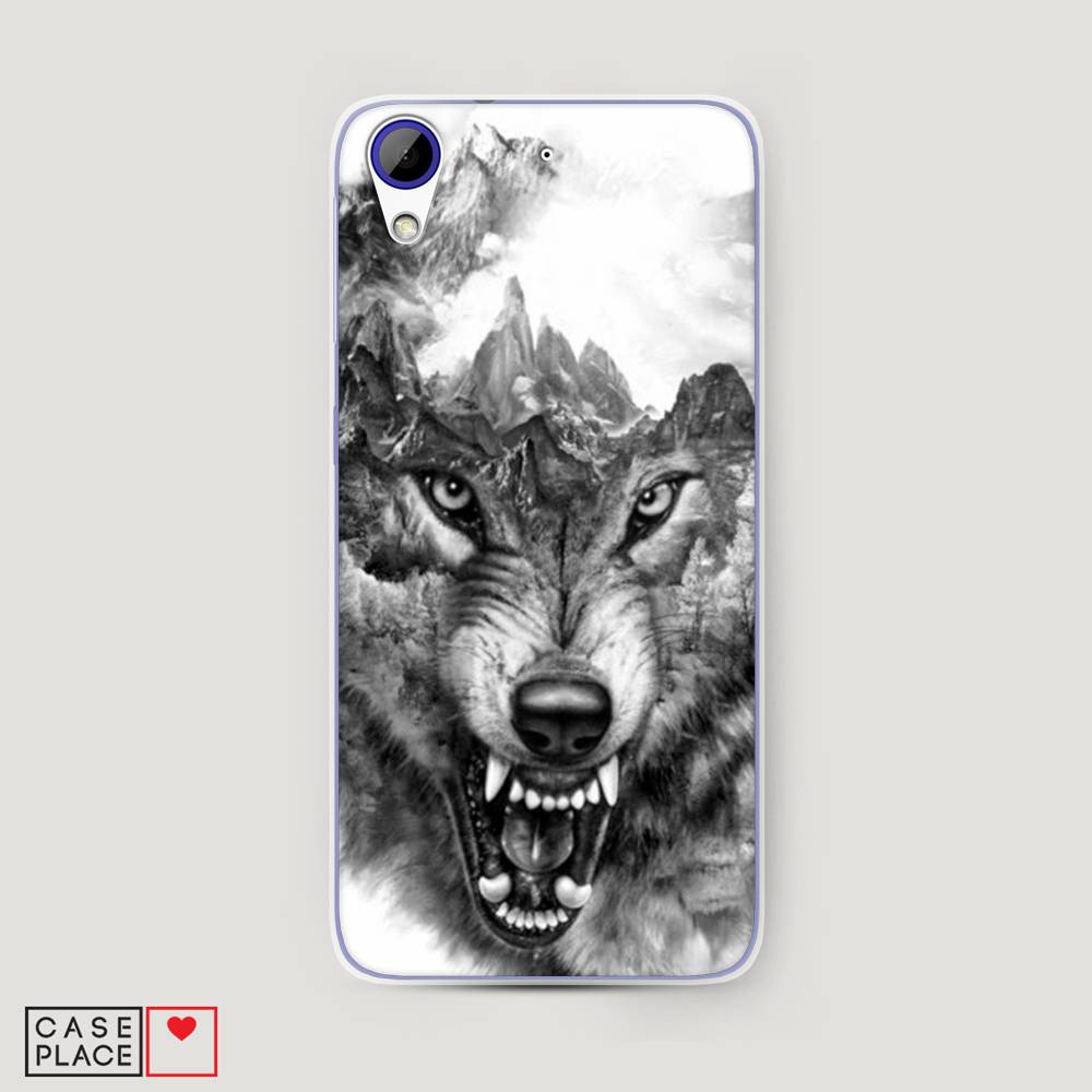 

Чехол Awog на HTC Desire 628 / Эйчтиси Дизайр 628 "Волк в горах", 101650-1