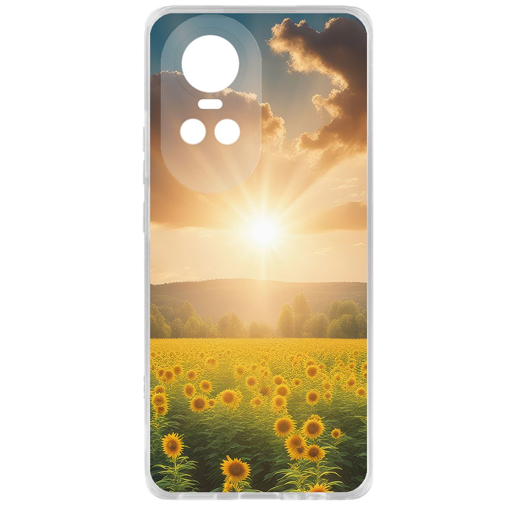 

Чехол-накладка Krutoff Clear Case Солнечно для Oppo Reno10 5G, Прозрачный
