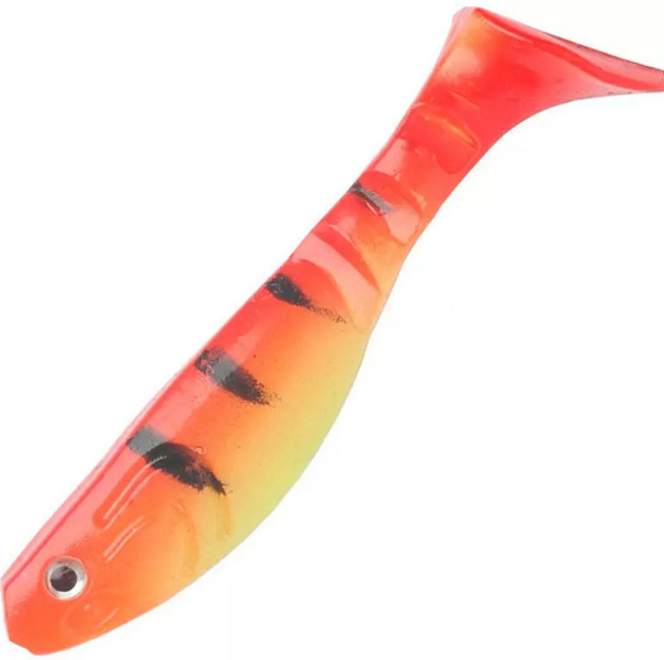 

Силиконовая приманка Wake Garlic Flexfish 3,5" 75 мм, wild tiger 747, Оранжевый;желтый, 3,5" Garlic Flexfish wild tiger 747