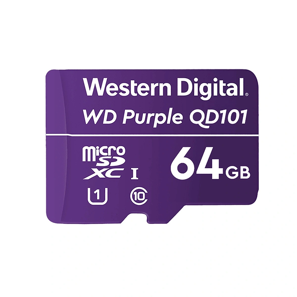 

Карта памяти WD Purple SC QD101 Ultra Endurance MicroSDXC 64ГБ Class 10 UHS 1 (U1)