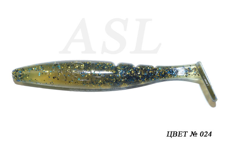 

Силиконовая приманка ASL Самурай цв. 024 L-7,5см 6шт/уп, Самурай