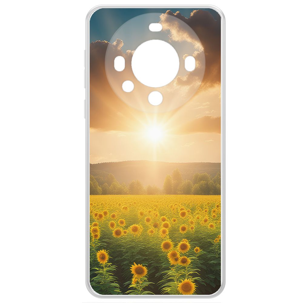 

Чехол-накладка Krutoff Clear Case Солнечно для Huawei Mate 60 Pro, Прозрачный