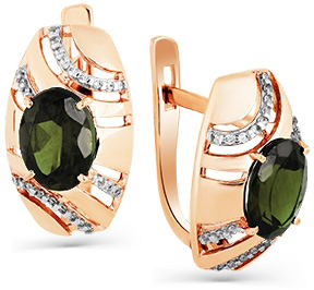 Серьги женские из золота Magic Stones 02-2-612-1501-011, фианит/корунд, 02-2-612-1501-011