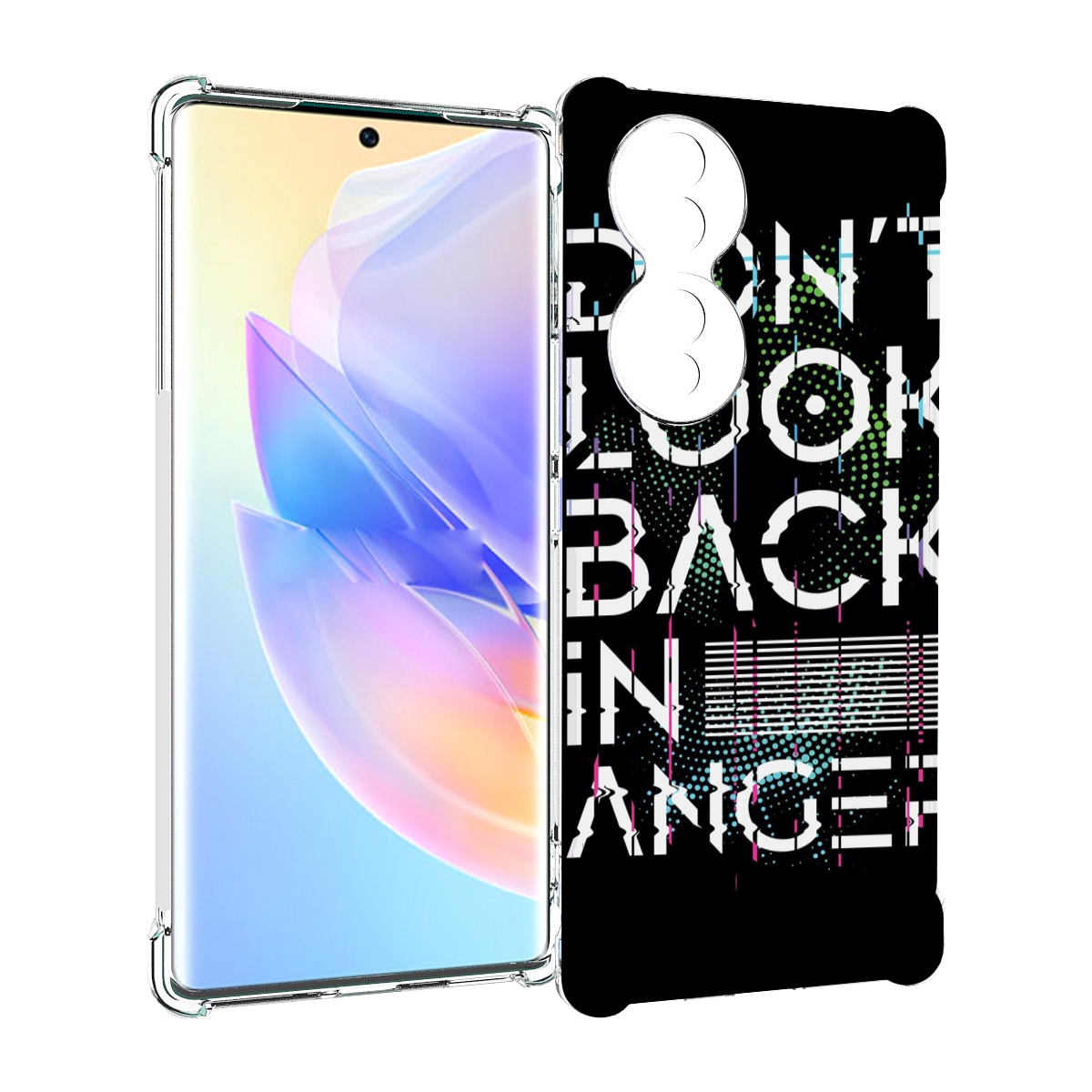 

Чехол MyPads графический-текст для Honor 70, Прозрачный, Tocco