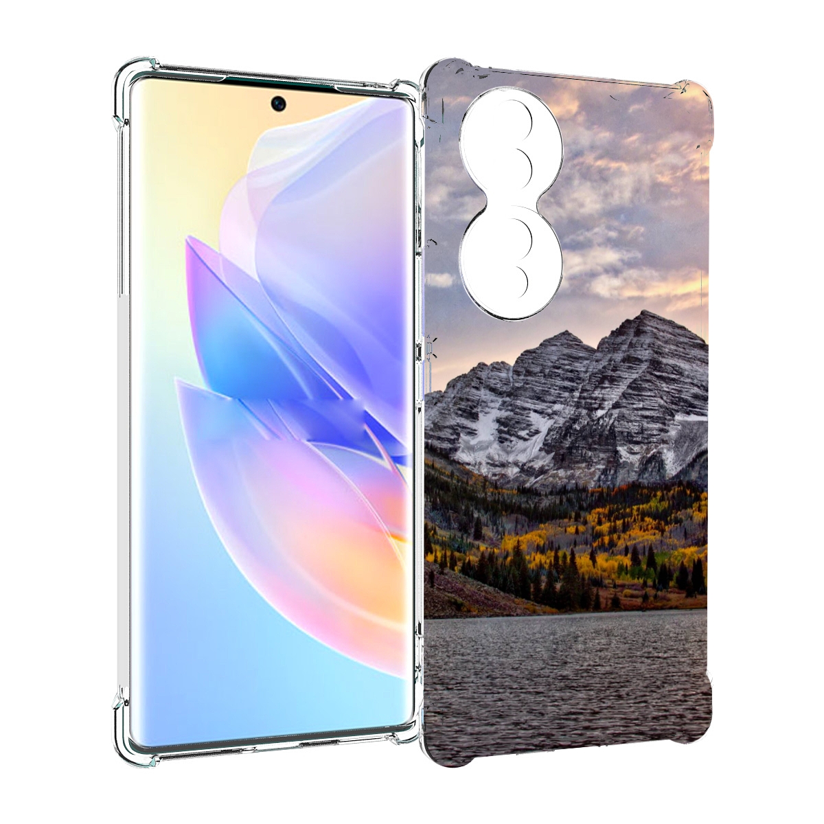 

Чехол MyPads горы-колорадо для Honor 70, Прозрачный, Tocco