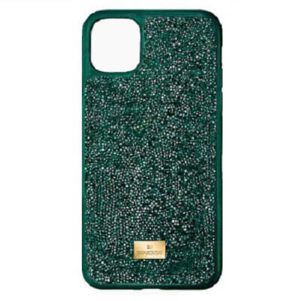 

Чехол iPhone 13 Mini Swarovski цвет Зеленый
