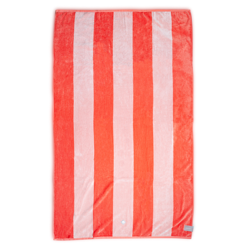 фото Полотенце пляжное gant home icon g stripe beach 100x180см, цвет оранжевый