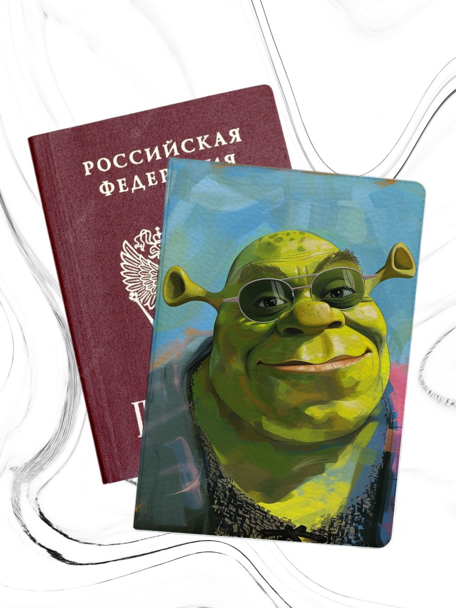 Обложка для паспорта унисекс jojo print pass-190 разноцветная