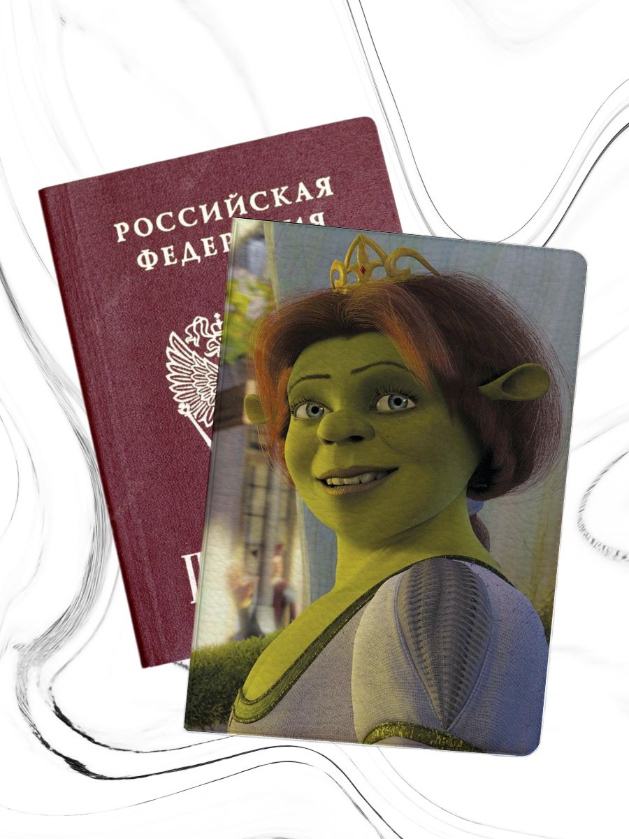 

Обложка для паспорта унисекс jojo print pass-186 разноцветная, Разноцветный, Shrek 186