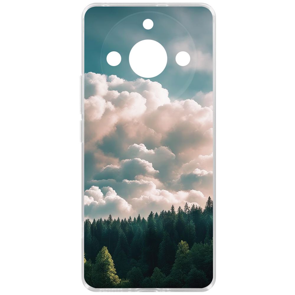 

Чехол-накладка Krutoff Clear Case Облачно для Realme 11 Pro, Прозрачный