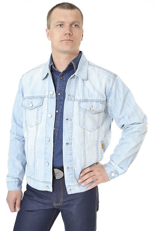 

Джинсовая куртка мужская Montana 12049 голубая XL, 12049