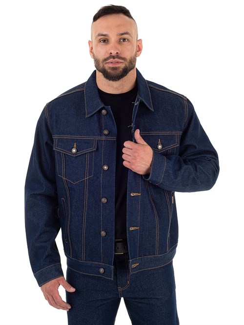 Джинсовая куртка мужская Montana 12062 синяя 5XL