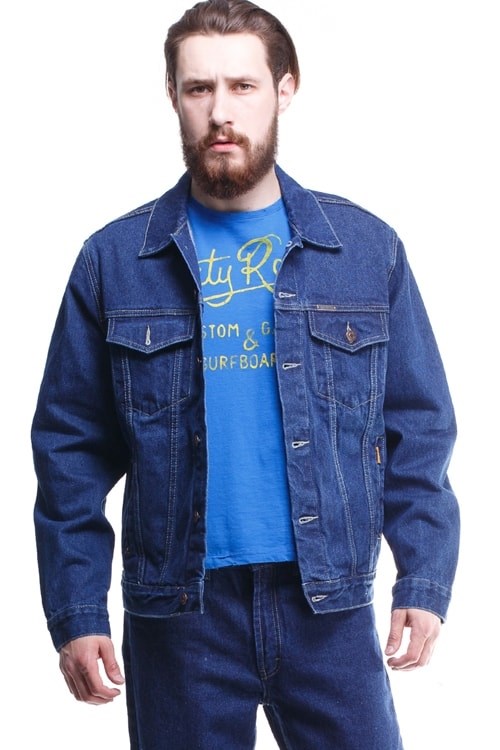 Джинсовая куртка мужская Montana 12062 синяя 4XL