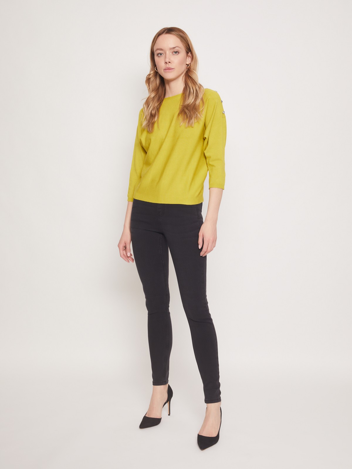 

Джемпер женский Zolla z0213161200227100 зеленый L, z0213161200223100