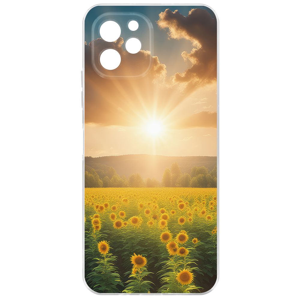 

Чехол-накладка Krutoff Clear Case Солнечно для Huawei Nova Y61, Прозрачный
