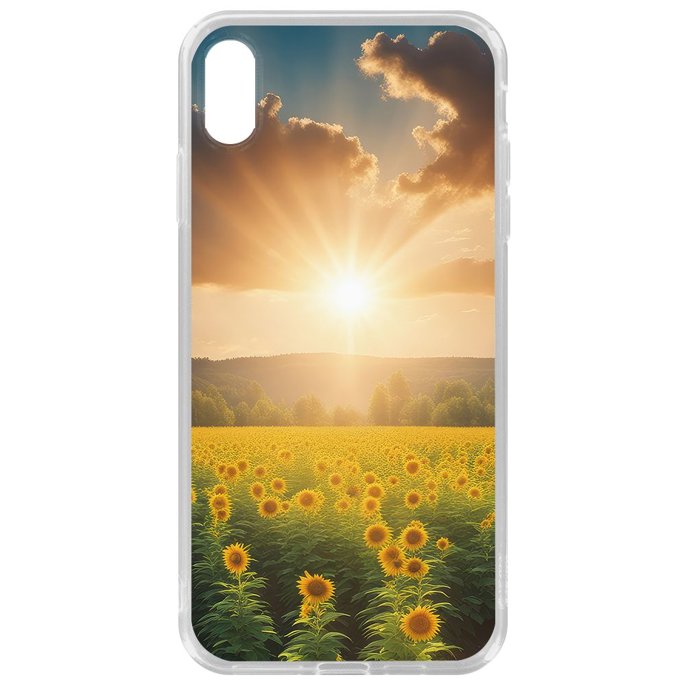 

Чехол-накладка Krutoff Clear Case Солнечно для iPhone XS Max, Прозрачный