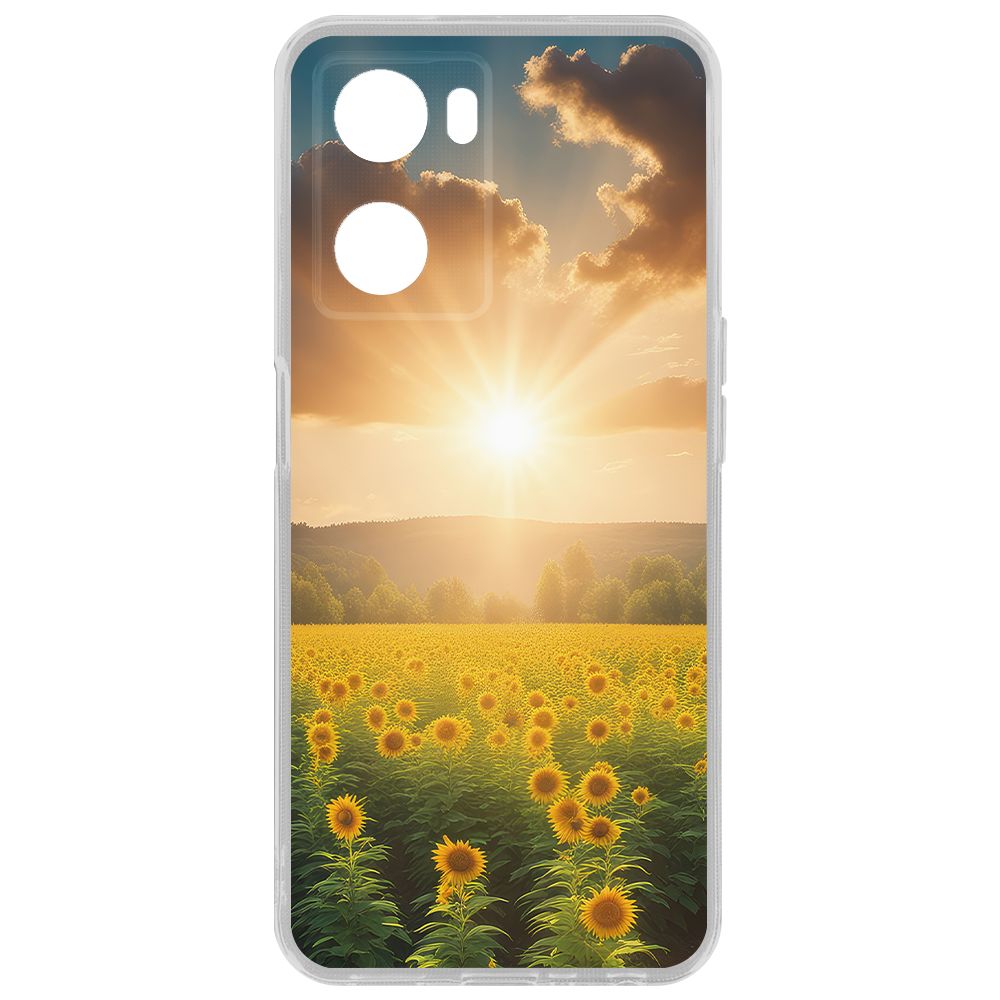 

Чехол-накладка Krutoff Clear Case Солнечно для Oppo A57s, Прозрачный