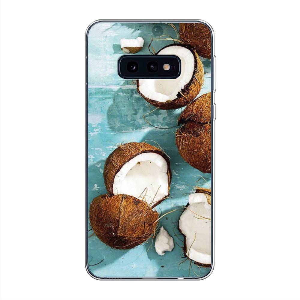 

Чехол Awog на Samsung Galaxy S10E "Разбитые кокосы", Разноцветный, 27250-10