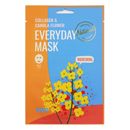 

Маска для лица DEARBOO Collagen & Canola Flower, 27 мл