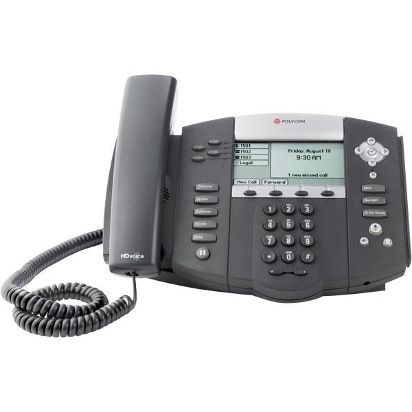 IP-телефон Polycom SoundPoint IP 550 серый (10031272)