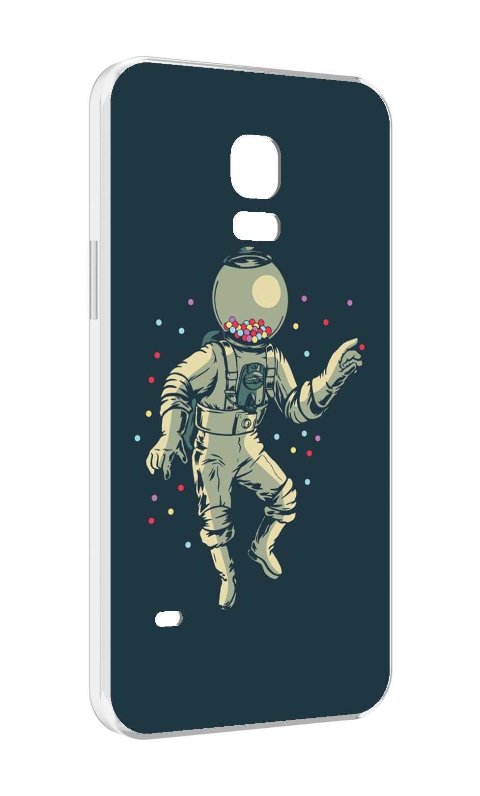 

Чехол MyPads Космонавт для Samsung Galaxy S5 mini, Прозрачный, Tocco